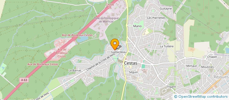 localisation de l'entreprise ARTEMIUS CONSEIL  CESTAS