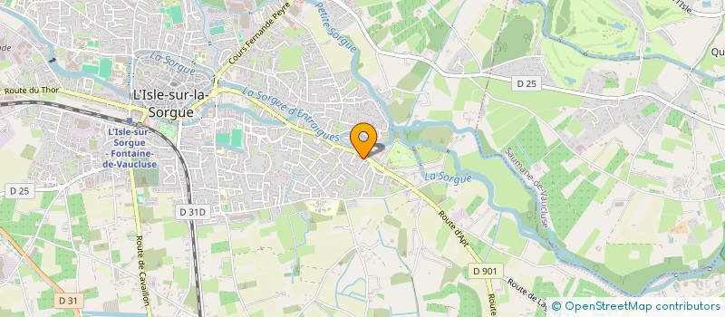 localisation de l'entreprise ARTEMIX  L'ISLE-SUR-LA-SORGUE