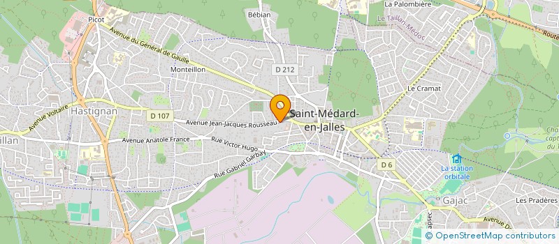 localisation de l'entreprise ARTEMMIC  SAINT-MEDARD-EN-JALLES