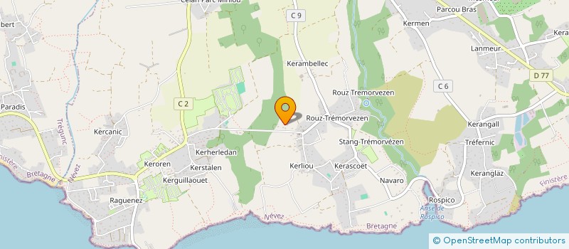 localisation de l'entreprise ARTEMORPHOSE  NEVEZ