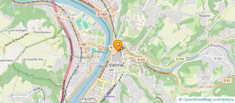 localisation de l'entreprise ARTEMUS CREATION à VIENNE