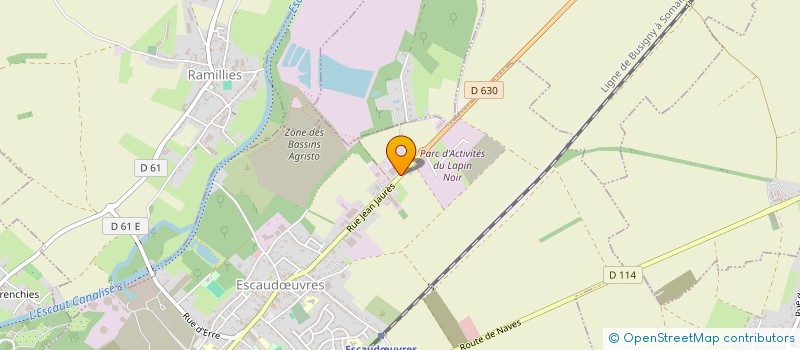 localisation de l'entreprise ARTEMUS EVENEMENT  ESCAUDUVRES