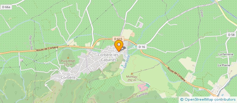 localisation de l'entreprise ARTEMUS FOG ET CIE  CORBERE-LES-CABANES