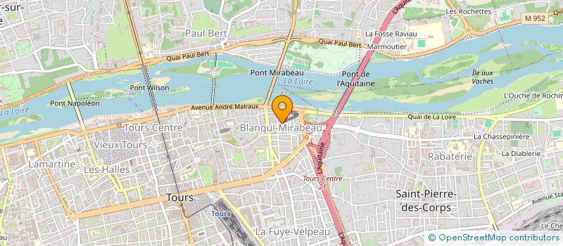 localisation de l'entreprise ARTEMUS LEBORGNE à TOURS