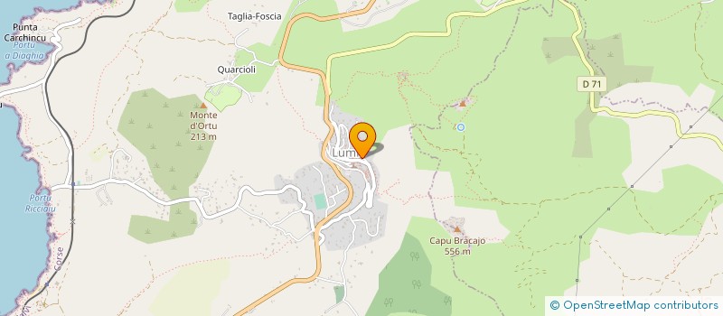 localisation de l'entreprise ARTEMUSA CUMPAGNIA, ASSOCIU BALANINU à LUMIO