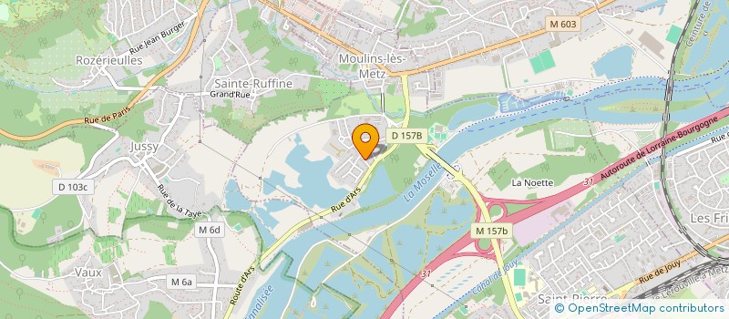 localisation de l'entreprise ARTEMYS  METZ