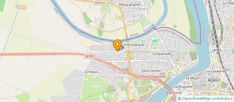 localisation de l'entreprise ARTEMYS à ARLES