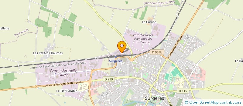 localisation de l'entreprise ARTEMYS BUILDING SOLUTIONS  SURGERES