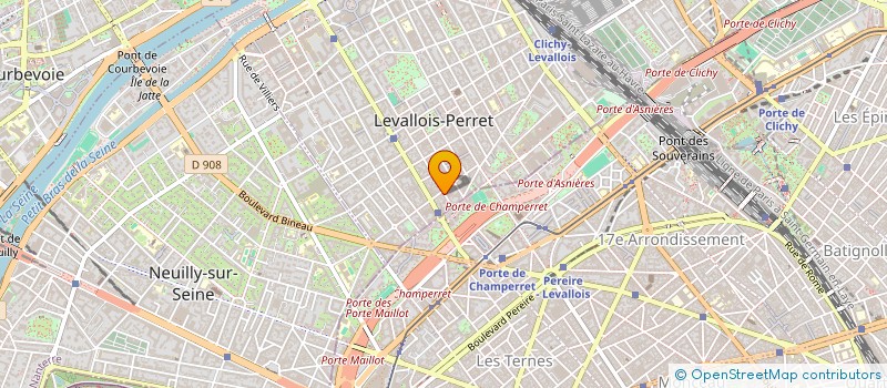 localisation de l'entreprise ARTENA à LEVALLOIS-PERRET