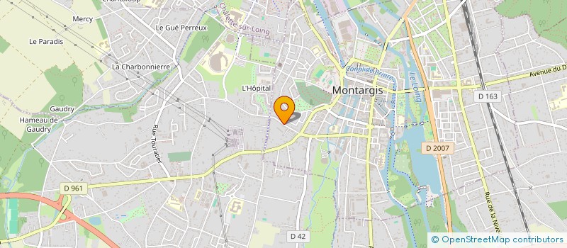 localisation de l'entreprise ARTENA à MONTARGIS