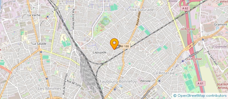 localisation de l'entreprise ARTENEXPO à TOULOUSE