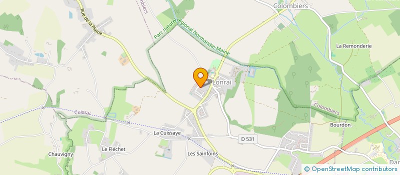 localisation de l'entreprise ARTENIR à LONRAI