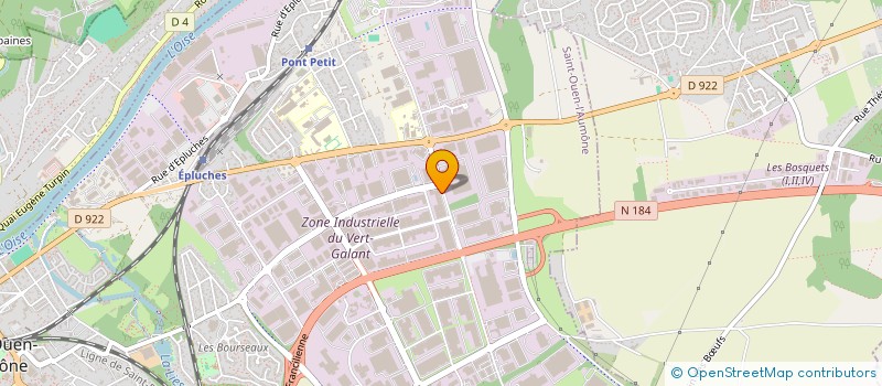 localisation de l'entreprise ARTENIUM à SAINT-OUEN-L'AUMONE