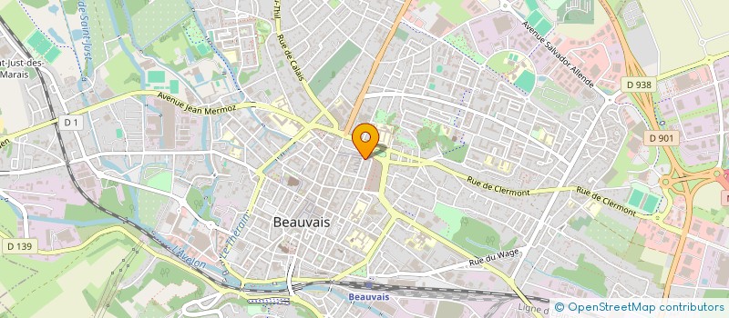 localisation de l'entreprise ARTENMUZE SARL à BEAUVAIS