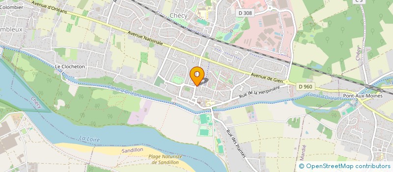 localisation de l'entreprise ARTENSION NET SARL à CHECY
