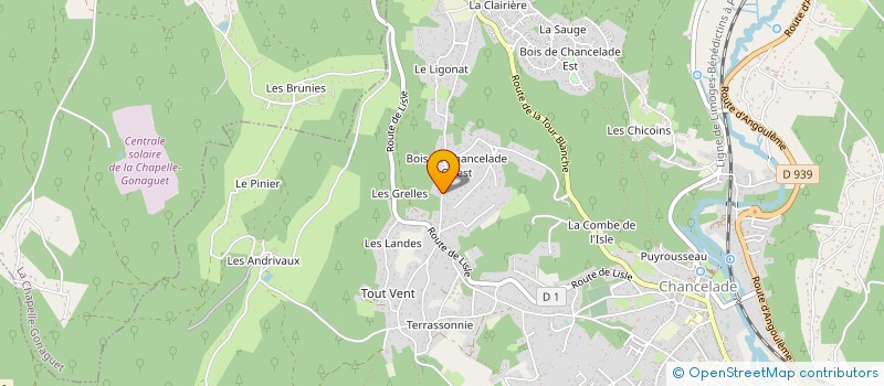 localisation de l'entreprise ARTEO à CHANCELADE