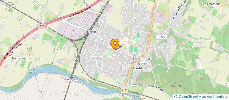 localisation de l'entreprise ARTEO  LIVRON-SUR-DROME