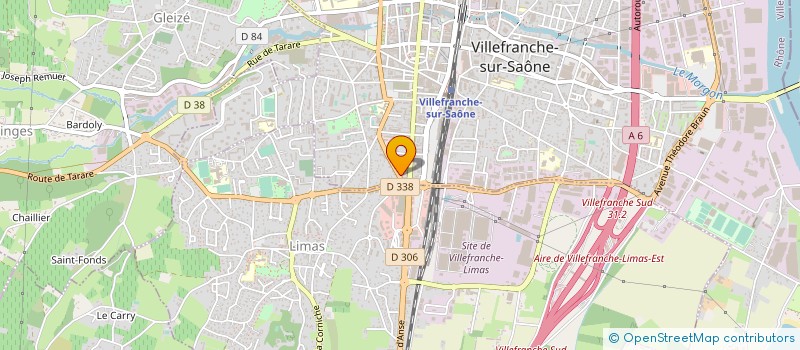 localisation de l'entreprise ARTEO GRAPH à VILLEFRANCHE-SUR-SAONE