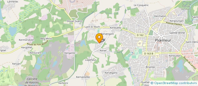 localisation de l'entreprise ARTEP  PLOEMEUR