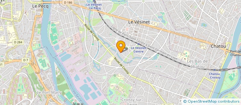 localisation de l'entreprise ARTEPARC MEYLAN à LE VESINET