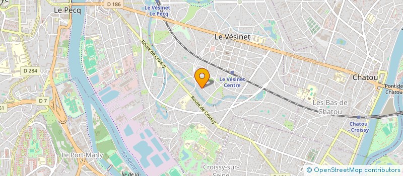 localisation de l'entreprise ARTEPARC NIMES  LE VESINET