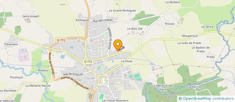 localisation de l'entreprise ARTEPLAC  GUER