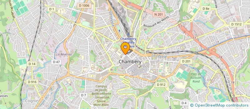 localisation de l'entreprise ARTER AGENCE à CHAMBERY