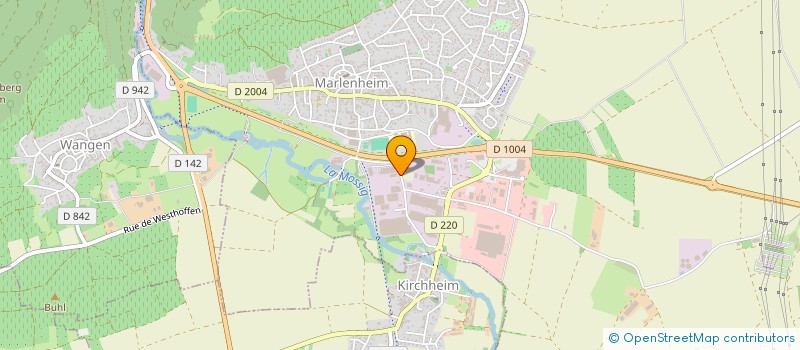 localisation de l'entreprise ARTERE CONSTRUCTION ET TP SUD  MARLENHEIM