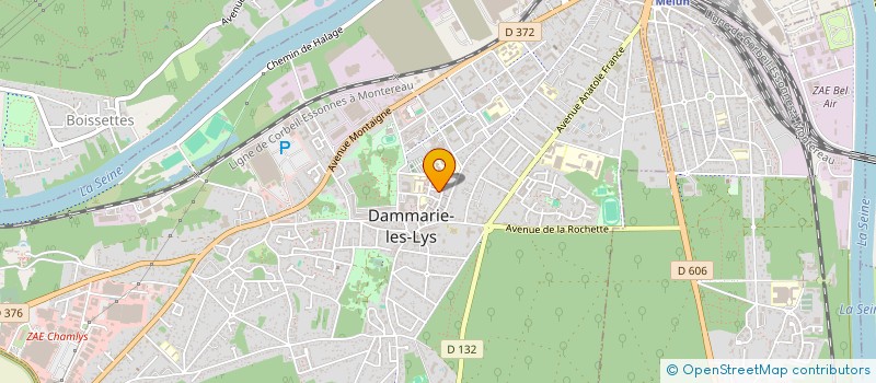 localisation de l'entreprise ARTERE DE LA VIE à DAMMARIE-LES-LYS
