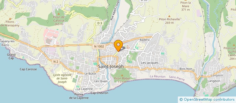 localisation de l'entreprise ARTERRE à SAINT-JOSEPH