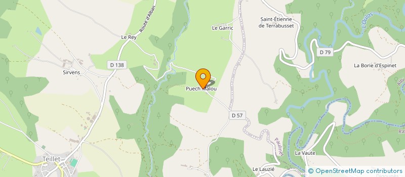 localisation de l'entreprise ARTERRE  VIRAC