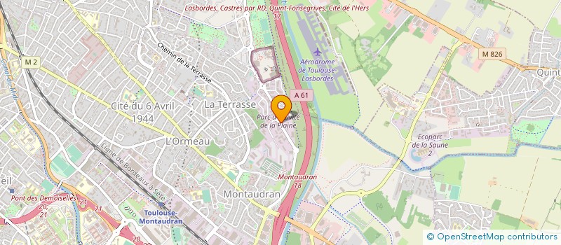 localisation de l'entreprise ARTERRIS INNOVATION à TOULOUSE