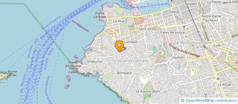 localisation de l'entreprise ARTES BATA à MARSEILLE