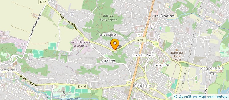 localisation de l'entreprise ARTES CONSULTANT ET ASSOCIES  MONTLHERY