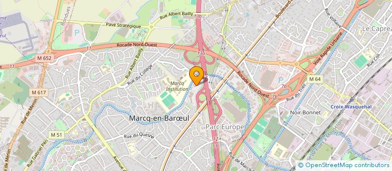 localisation de l'entreprise ARTES PATRIMOINE à MARCQ EN BAROEUL
