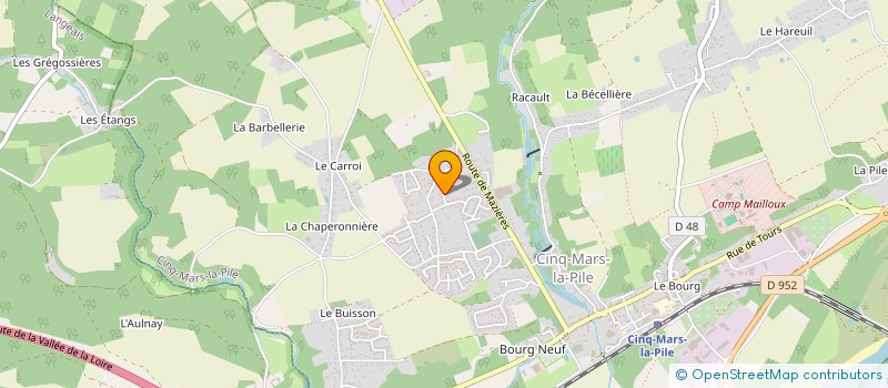 localisation de l'entreprise ARTESAO  LANGEAIS