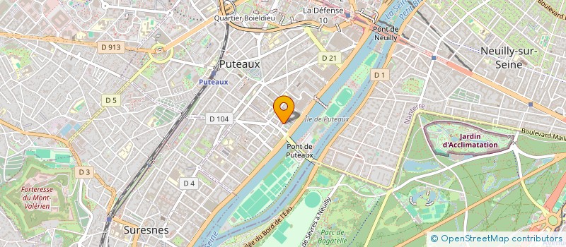 localisation de l'entreprise ARTESCA à PUTEAUX