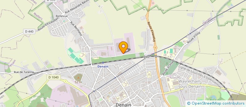 localisation de l'entreprise ARTESIAS à DENAIN