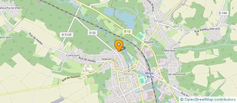 localisation de l'entreprise ARTESOFA  MOUY