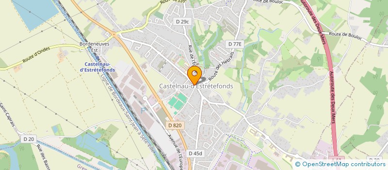 localisation de l'entreprise ARTEURS SAS à CASTELNAU-D'ESTRETEFONDS