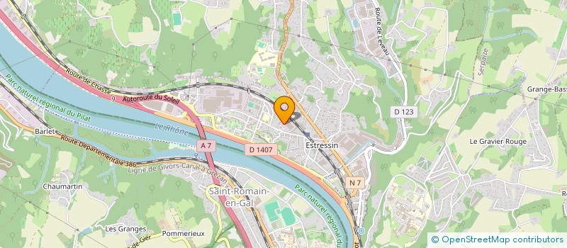 localisation de l'entreprise ARTEVA IMMO  VIENNE