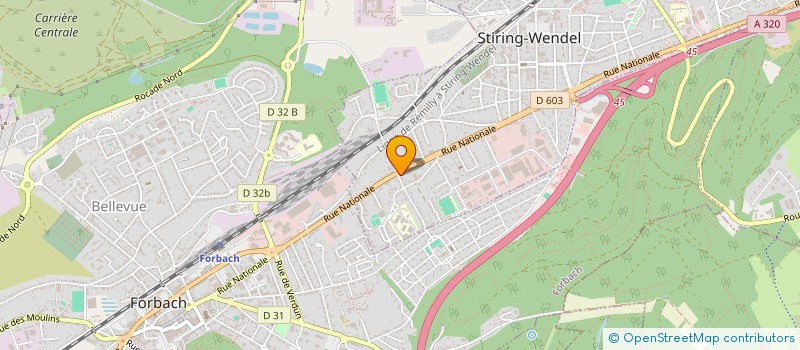 localisation de l'entreprise ARTEVITA  STIRING-WENDEL