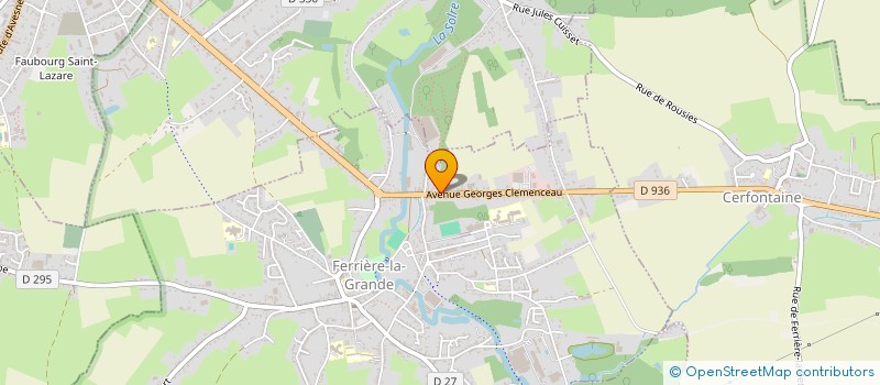 localisation de l'entreprise ARTEVOX  FERRIERE-LA-GRANDE