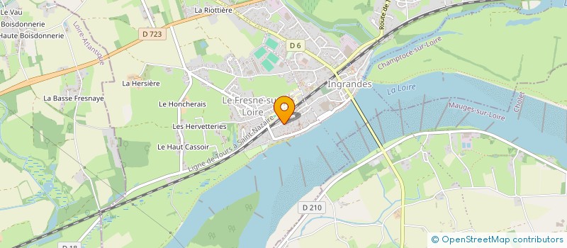 localisation de l'entreprise ARTFLORAL.ORG à INGRANDES-LE-FRESNE-SUR-LOIRE
