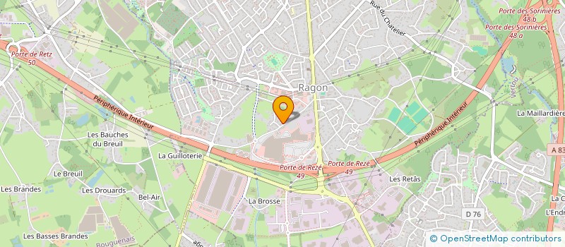 localisation de l'entreprise ARTFLOW FORMATION à REZE