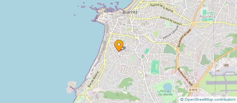 localisation de l'entreprise ARTFORM à BIARRITZ