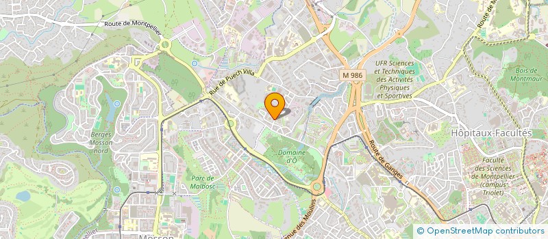localisation de l'entreprise ARTFX à MONTPELLIER