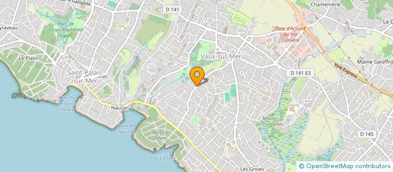 localisation de l'entreprise ARTGRAFIK STRATEGIE  VAUX-SUR-MER