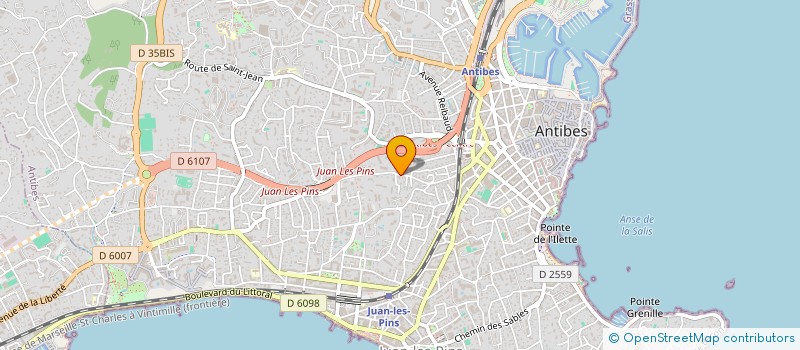 localisation de l'entreprise ARTH & CO à ANTIBES