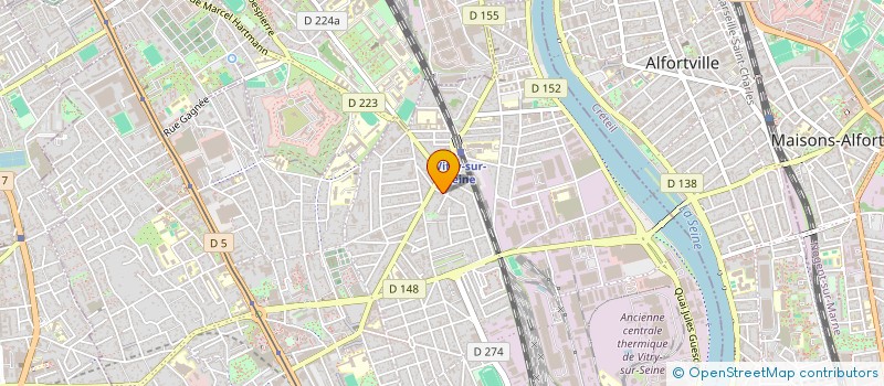 localisation de l'entreprise ARTH CONSEIL ET ACCOMPAGNEMENT  VITRY-SUR-SEINE